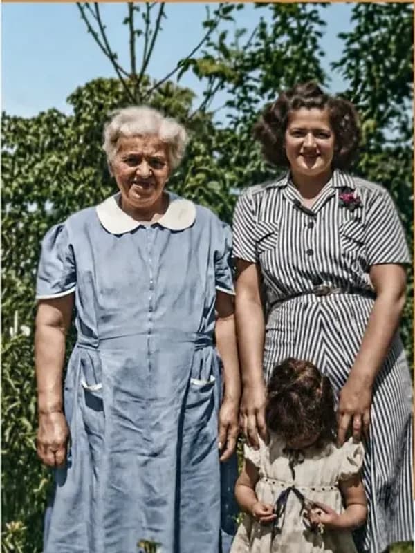 Betty's restored photo, after restoration
